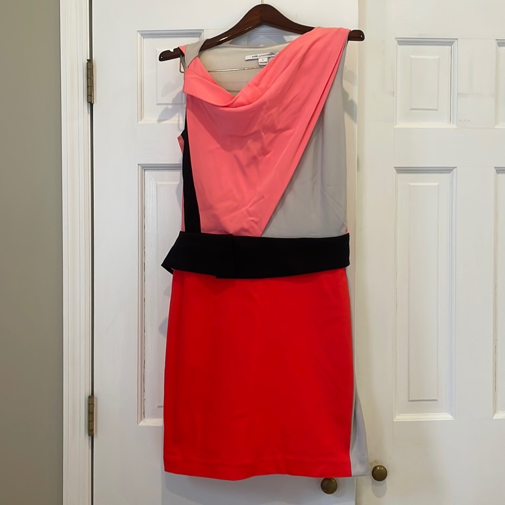 Diane Von Furstenberg Multicolored Cocktail Dress